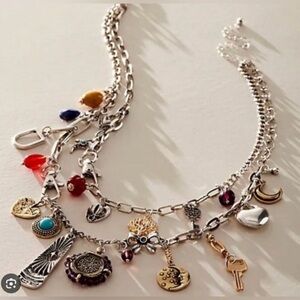 NWT Free People Maxamillion World Traveler Necklace